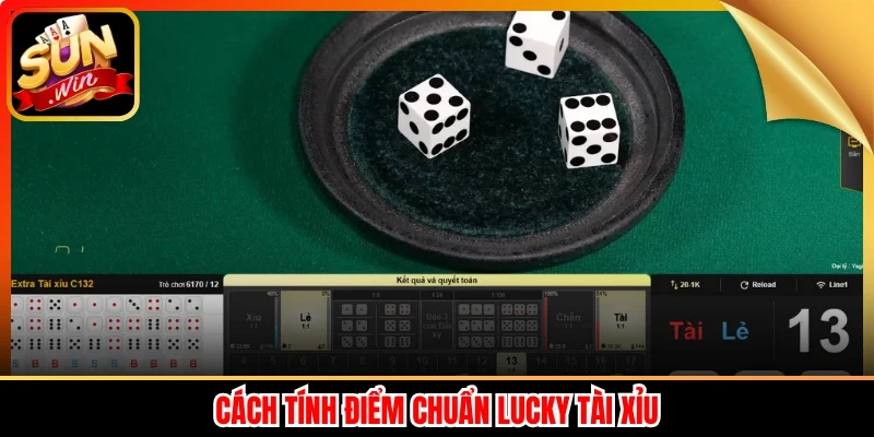 Cách tính điểm chuẩn Lucky Tài Xỉu