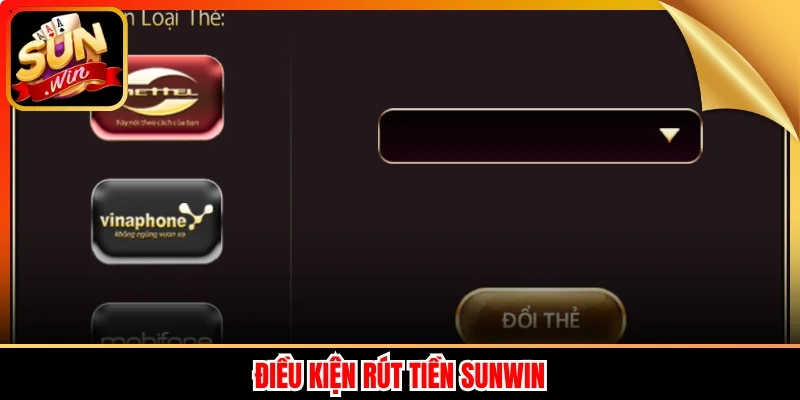 Điều kiện rút tiền Sunwin