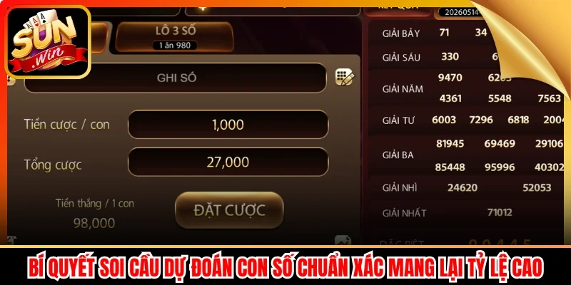 Bí quyết soi cầu dự đoán con số chuẩn xác mang lại tỷ lệ cao